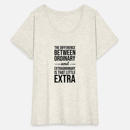 The difference between ordinary and extraordinary