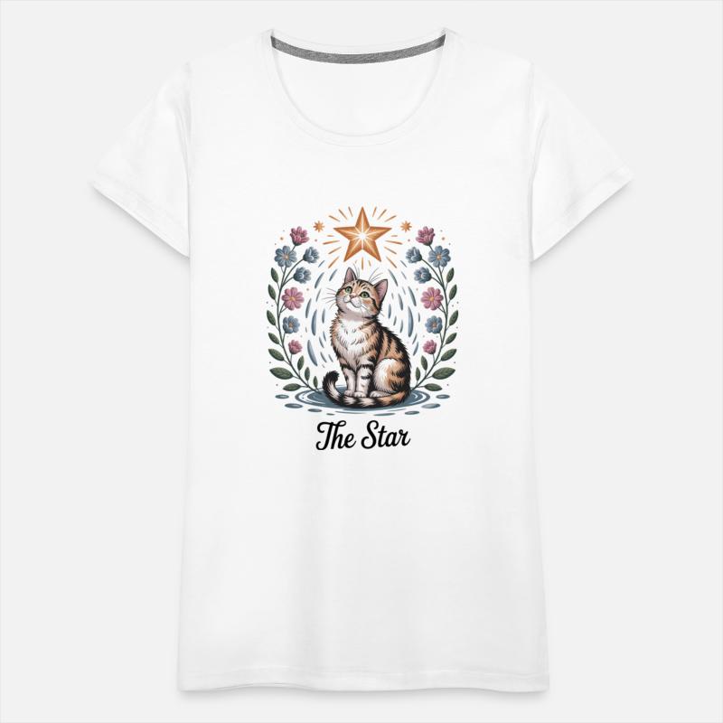 The Star Tarot Cat Art