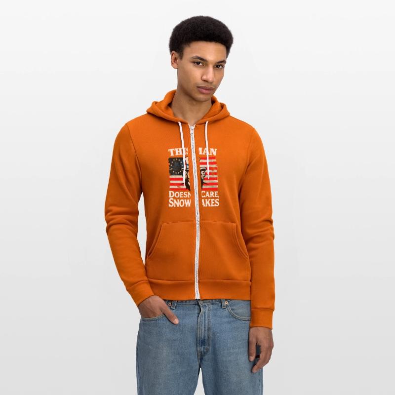 This Man Doesn't Care, Snowflakes Funny US Flag