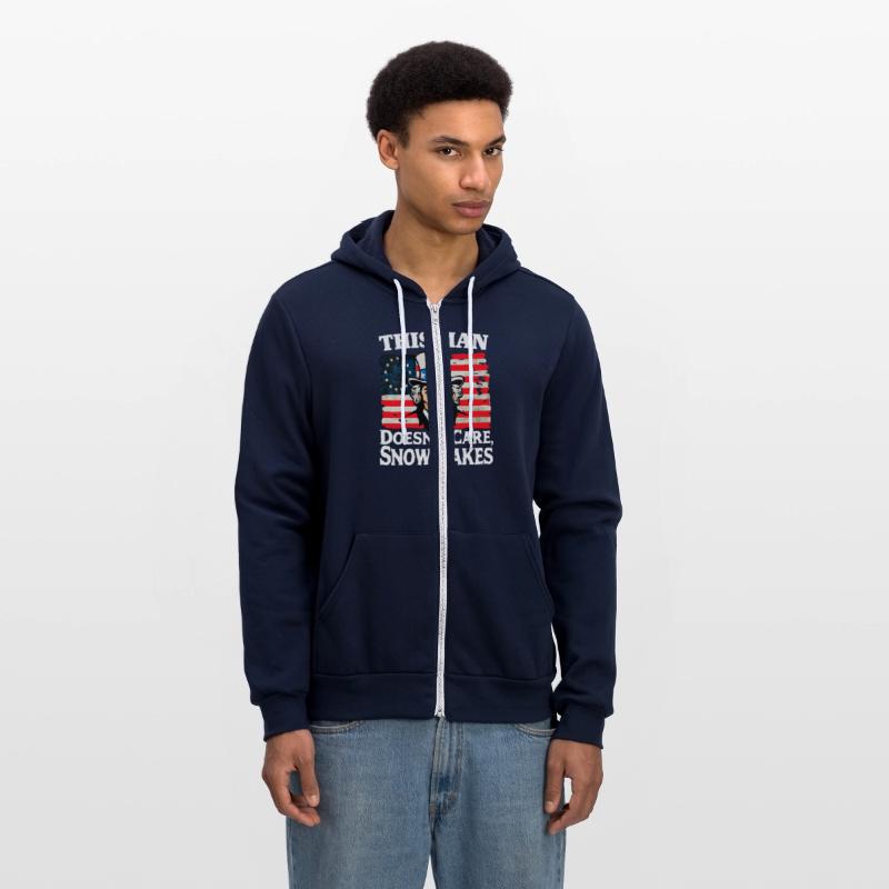 This Man Doesn't Care, Snowflakes Funny US Flag