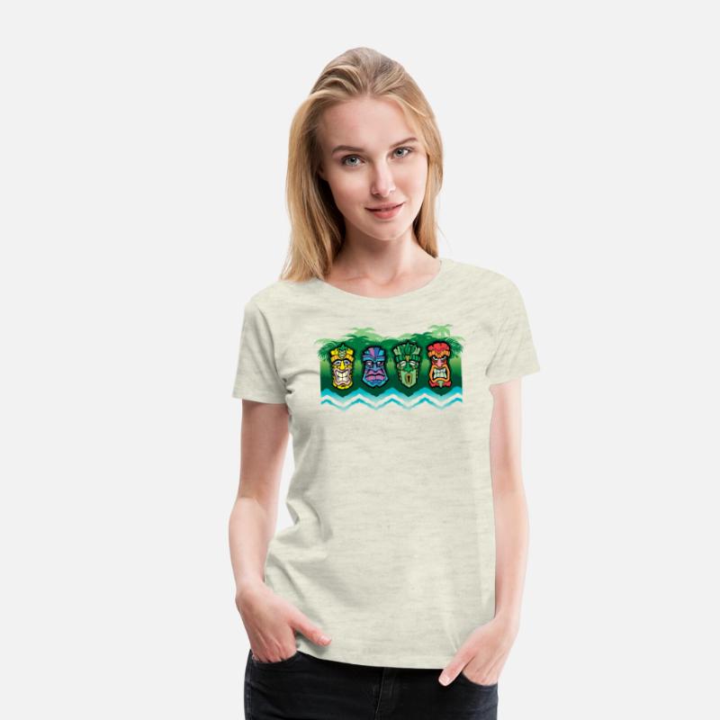 Tiki Guardian Statues