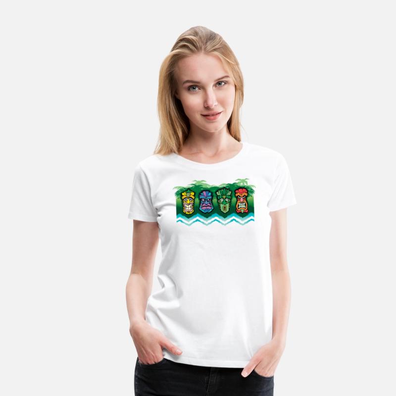 Tiki Guardian Statues