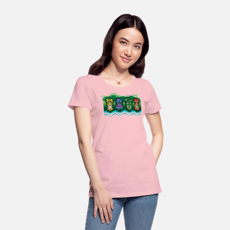 Tiki Guardian Statues