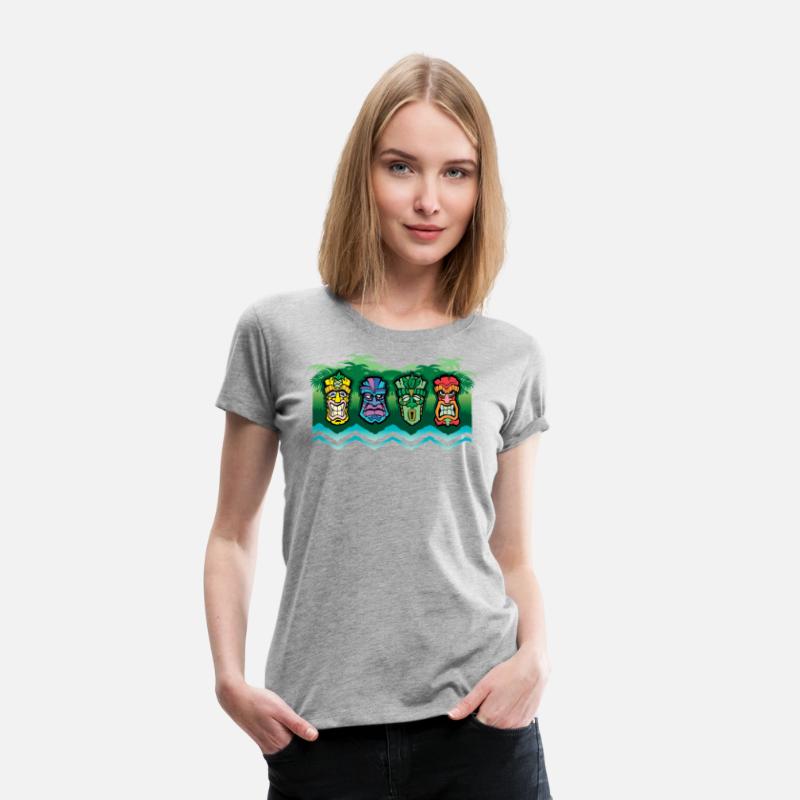 Tiki Guardian Statues