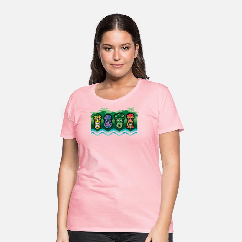 Tiki Guardian Statues