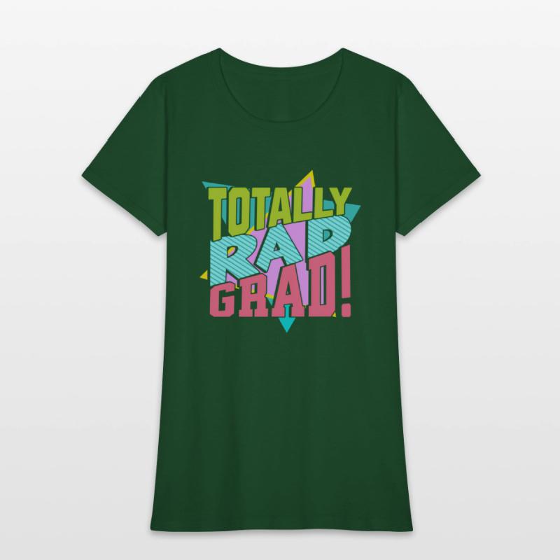 Totally Rad Grad 80'S 90'S Retro Graduation Class