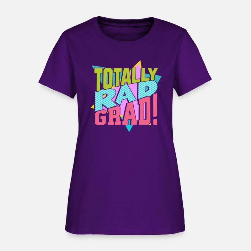 Totally Rad Grad 80'S 90'S Retro Graduation Class