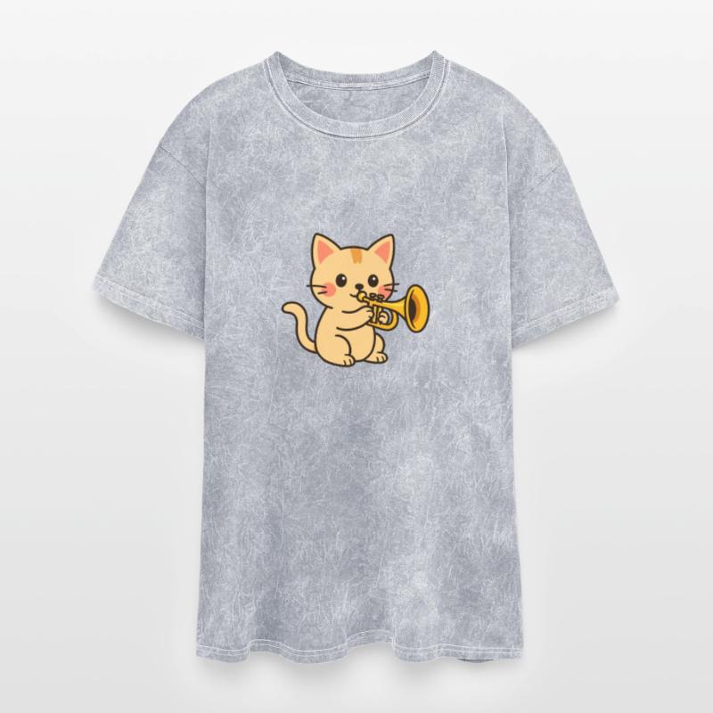 Trumpet Cat Music Art