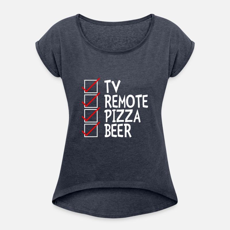 Tv Remote Pizza Beer