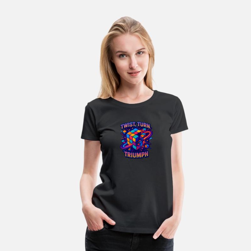 Twist, Turn, Triumph – Rubik's Cube Shirt