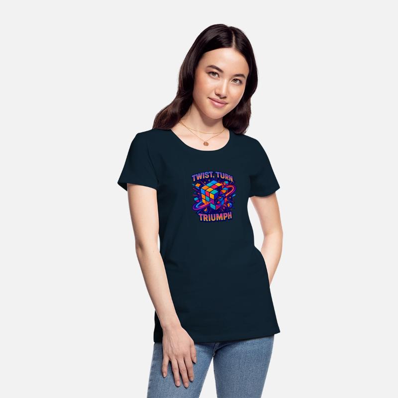 Twist, Turn, Triumph – Rubik's Cube Shirt
