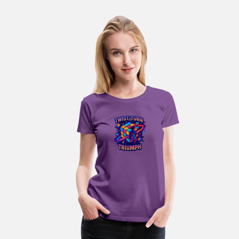 Twist, Turn, Triumph – Rubik's Cube Shirt