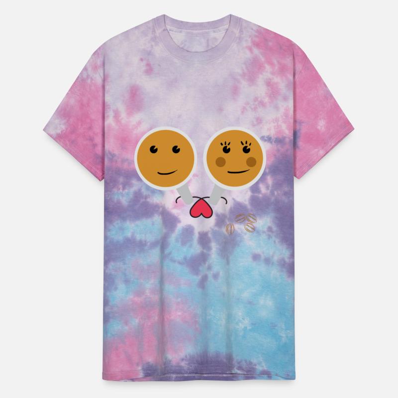 Two Cups Of Coffee Funny Design, Tasty Coffee.