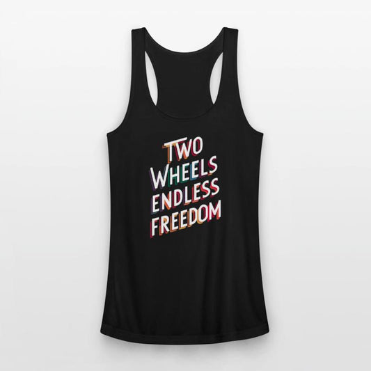 Two wheels, endless freedom - colorful shadows