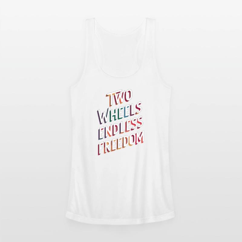 Two wheels, endless freedom - colorful shadows