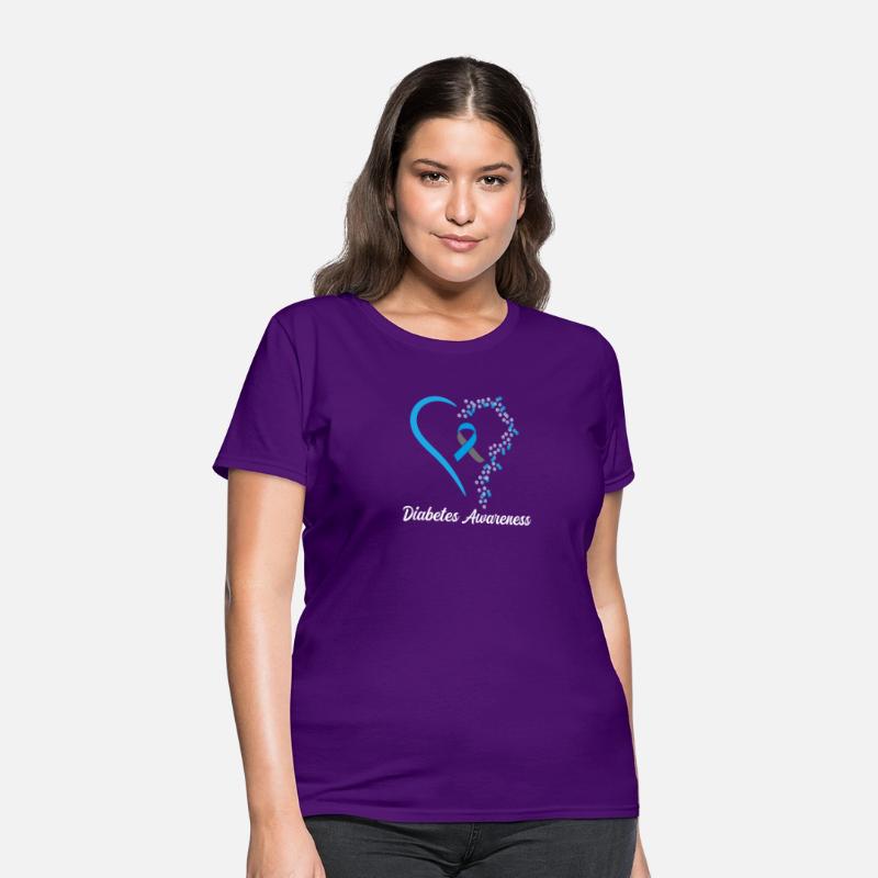 Type 1 Diabetes Awareness heart bubble T Shirt