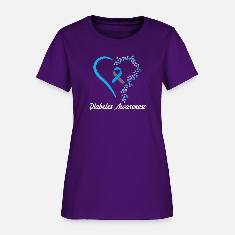 Type 1 Diabetes Awareness heart bubble T Shirt
