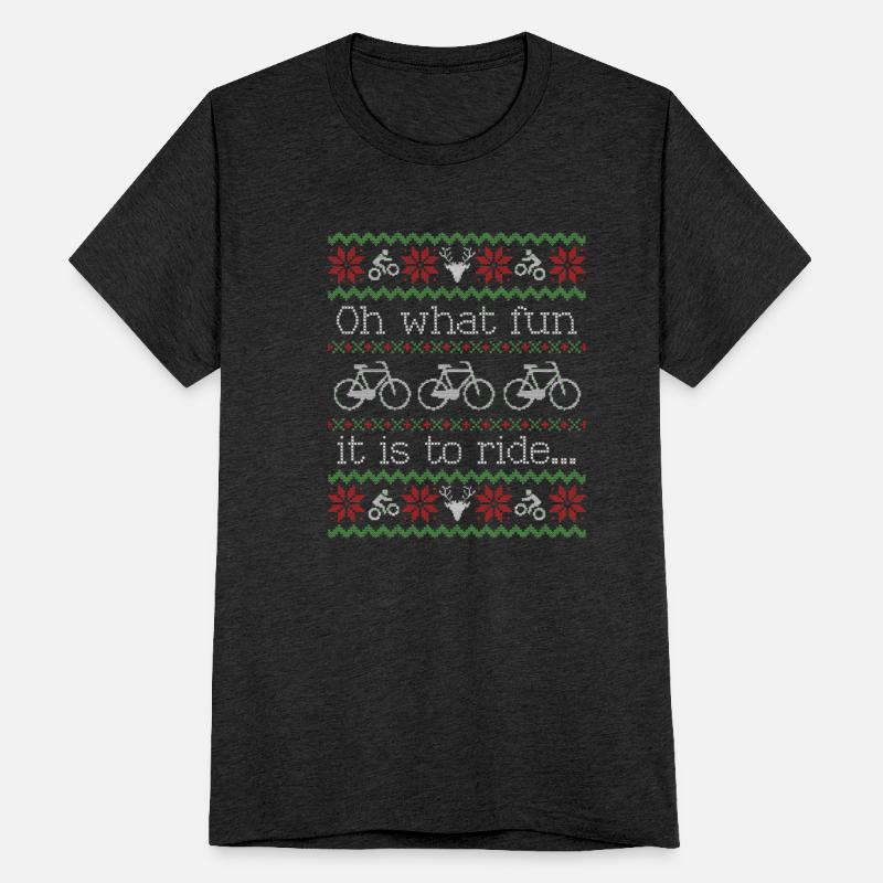 Ugly Christmas Ride Bike Cyclist Funny