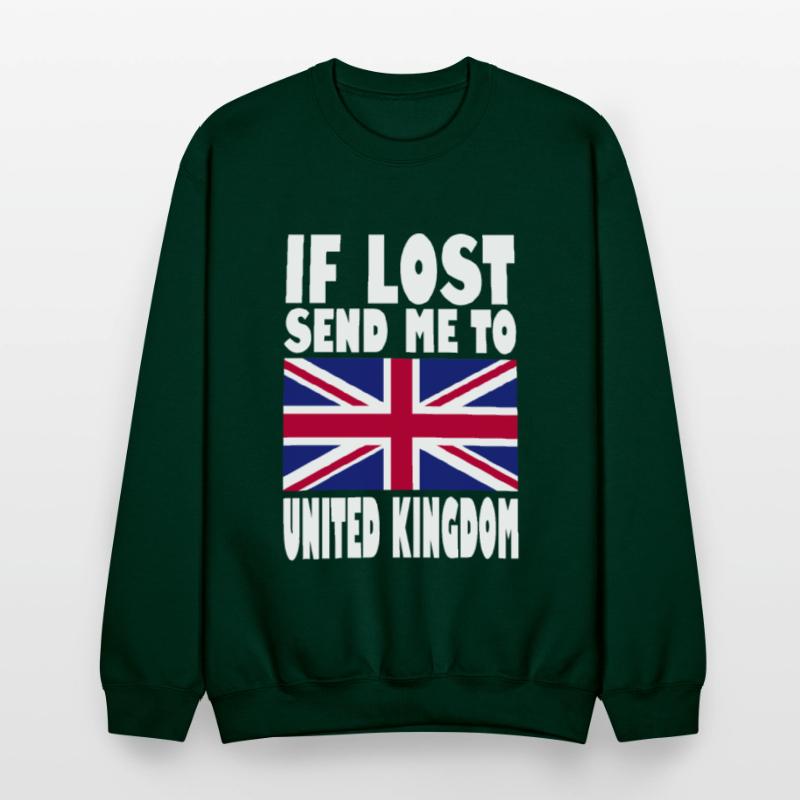 UK Flag Saying United Kingdom England