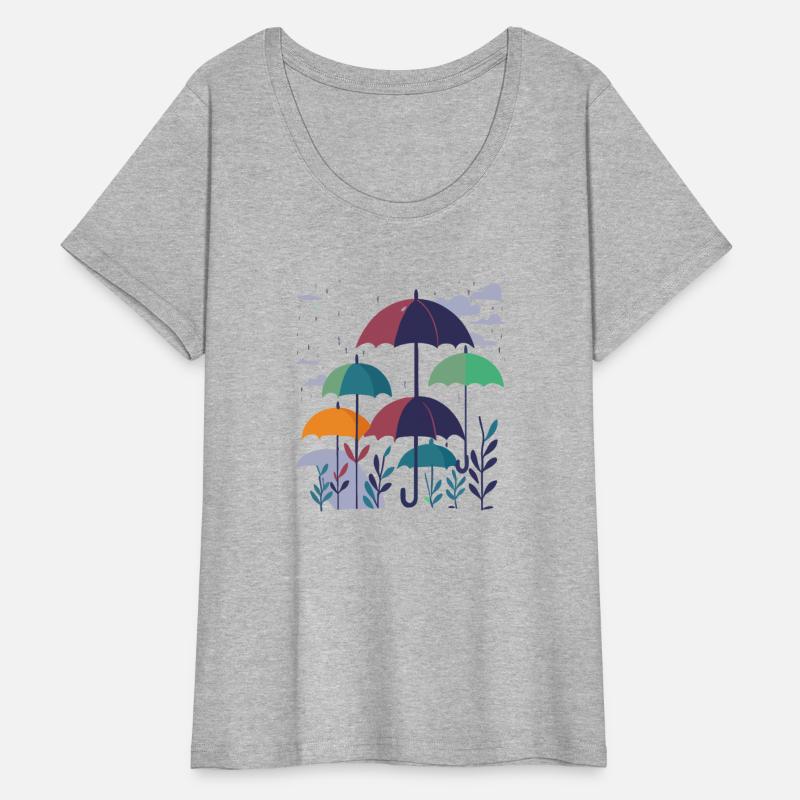 "Umbrellas" Illustration Graphic Art Design