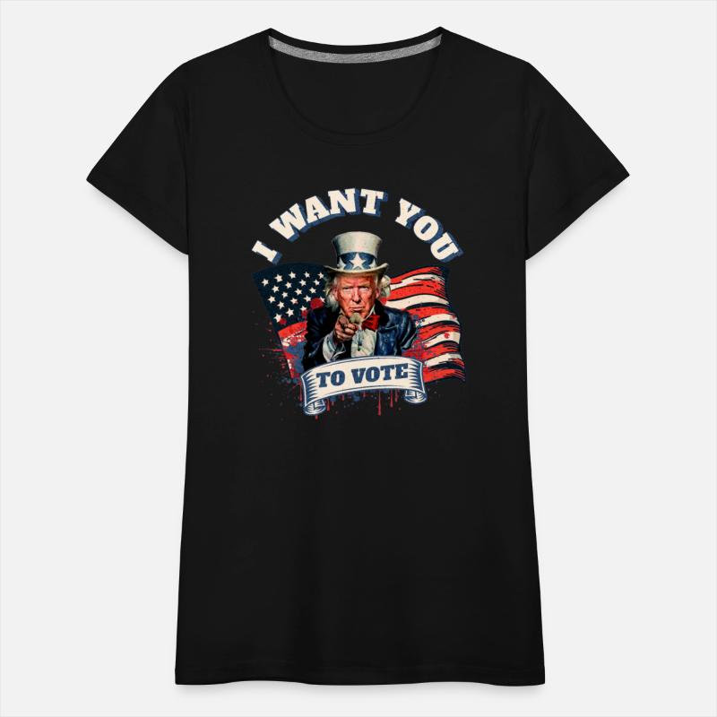 Uncle Sam with Trump´s Face, USA Elections