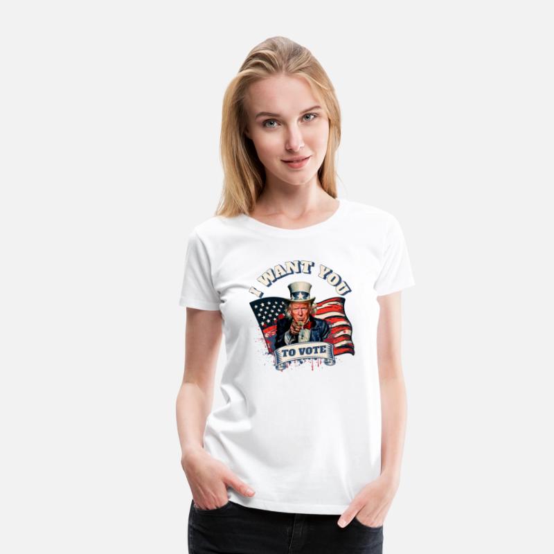 Uncle Sam with Trump´s Face, USA Elections