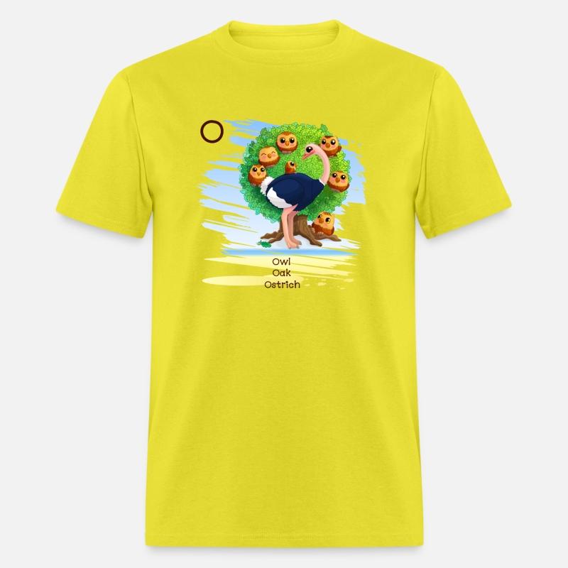Unique Creative Cute O Alphabet Owl Oak Ostrich