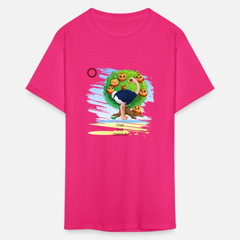 Unique Creative Cute O Alphabet Owl Oak Ostrich
