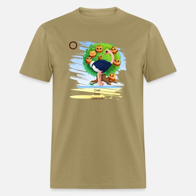 Unique Creative Cute O Alphabet Owl Oak Ostrich