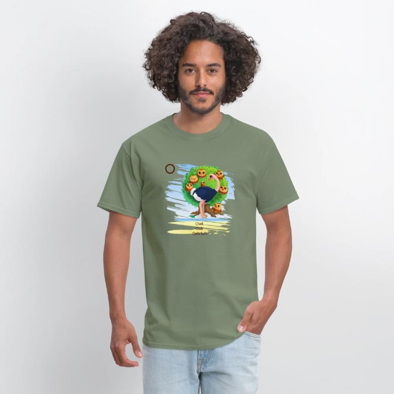 Unique Creative Cute O Alphabet Owl Oak Ostrich