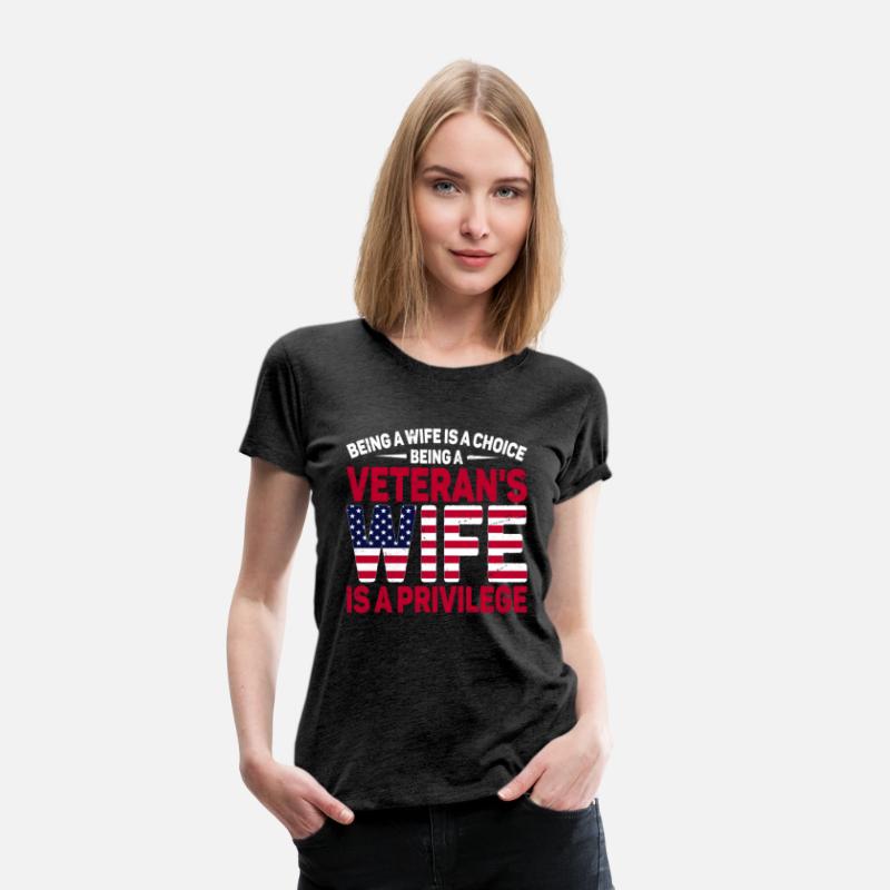 US Veteran's Wife Veterans Day Patriotic American