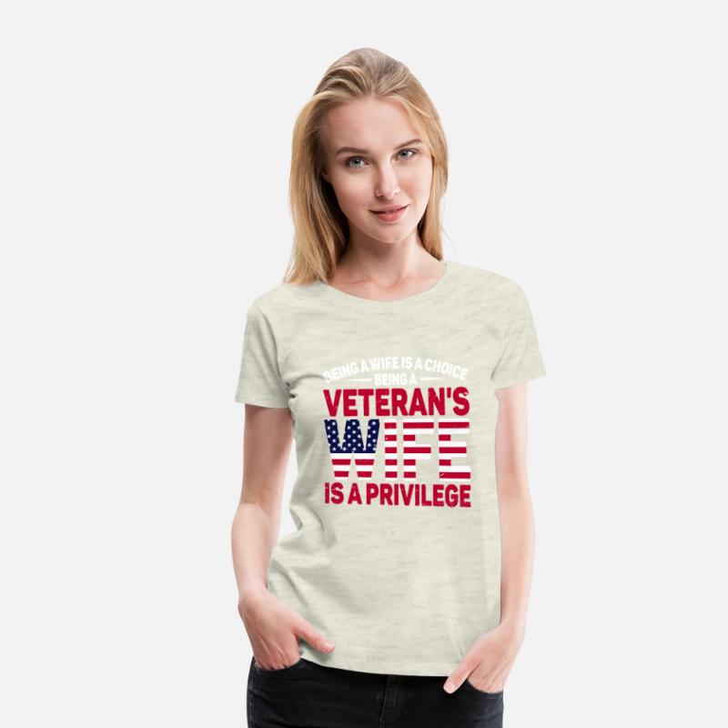 US Veteran's Wife Veterans Day Patriotic American