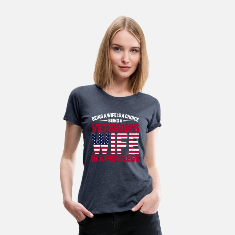 US Veteran's Wife Veterans Day Patriotic American