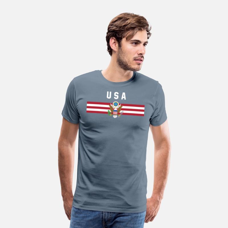 USA - flag and coat of arms