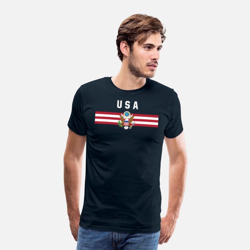 USA - flag and coat of arms