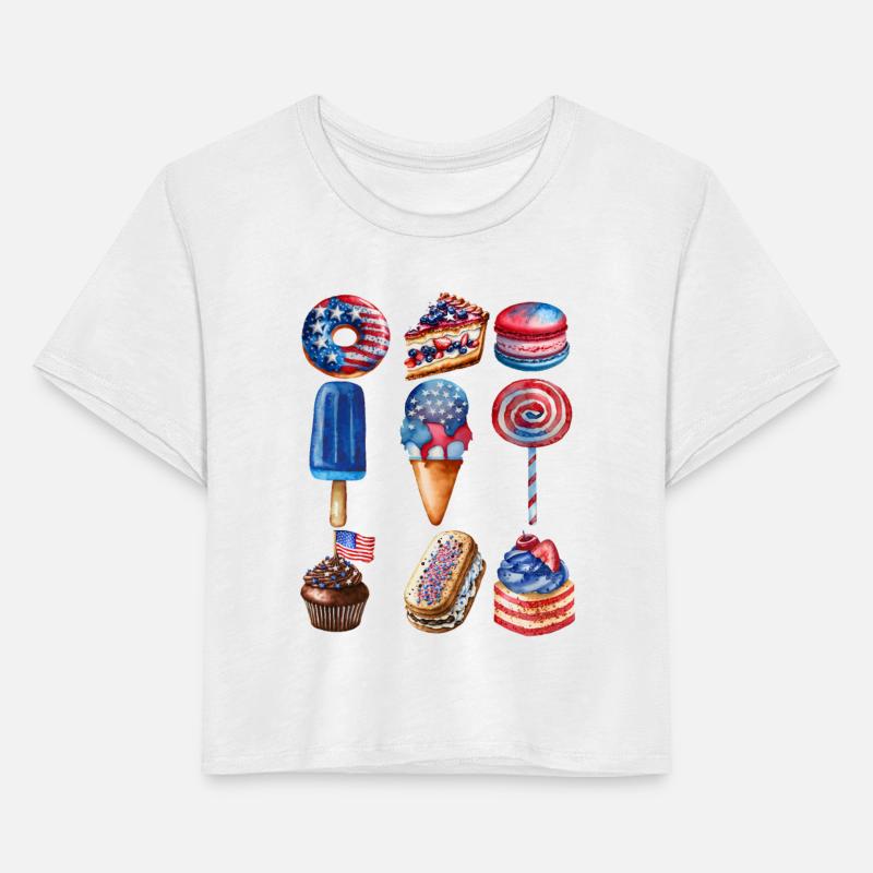 USA Theme Delicious Sweet Desserts for 4th of July