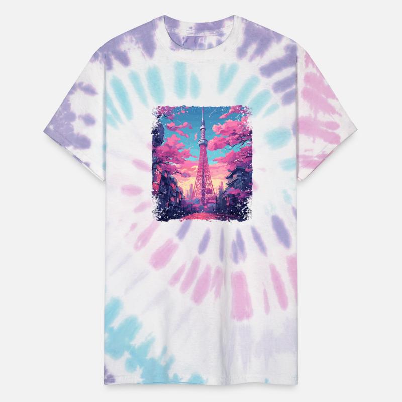 Vaporwave Aesthetic Skytree Tokyo Japanese Sight