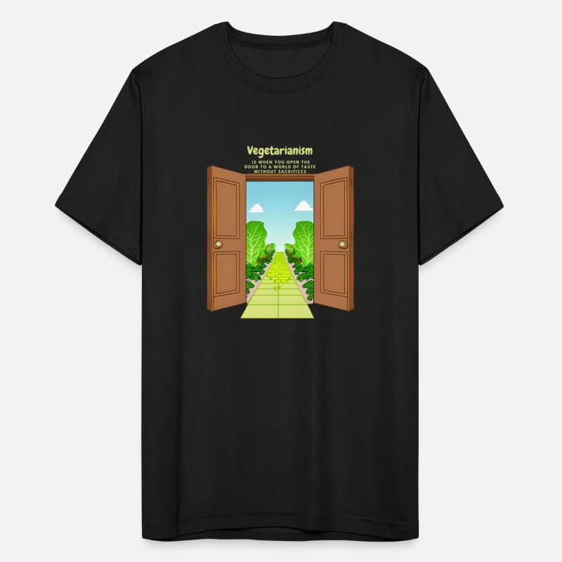 Vegetarianism is when you open the door to...