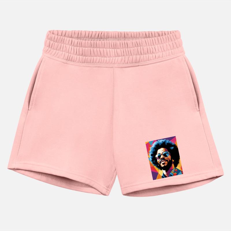 Vibrant Afro Portrait with Sunglasses