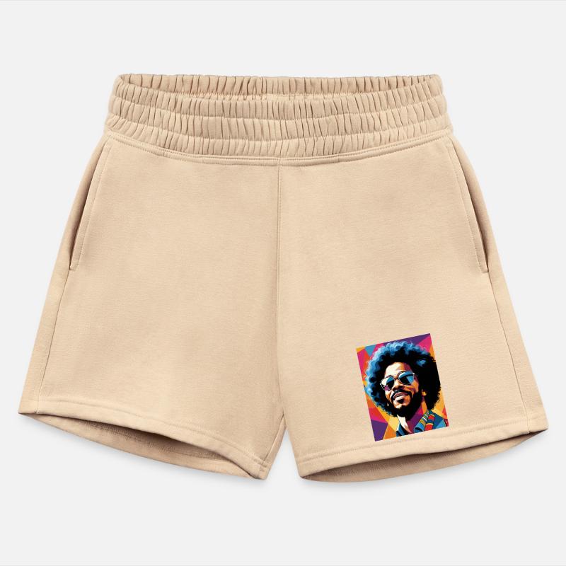 Vibrant Afro Portrait with Sunglasses