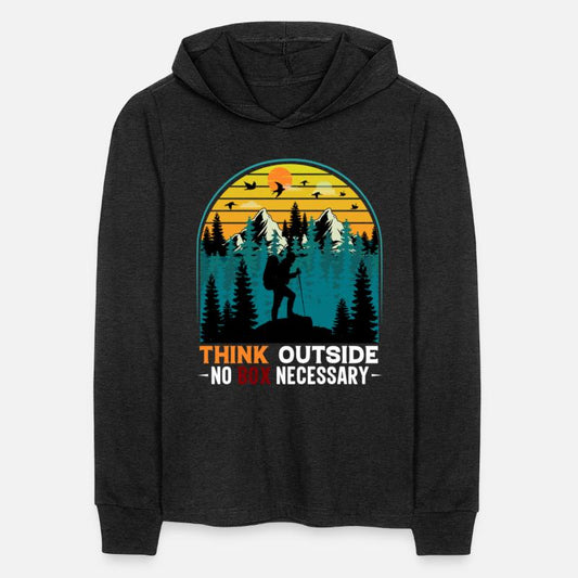 Vintage Hiker Retro Sunset Outdoor Adventure Tee