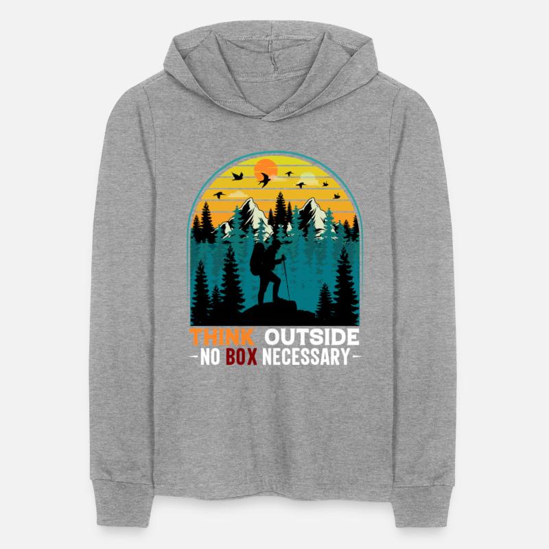 Vintage Hiker Retro Sunset Outdoor Adventure Tee