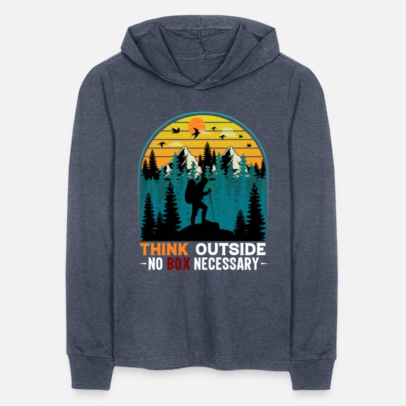 Vintage Hiker Retro Sunset Outdoor Adventure Tee