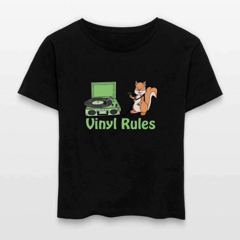 vinyl rules pastel green