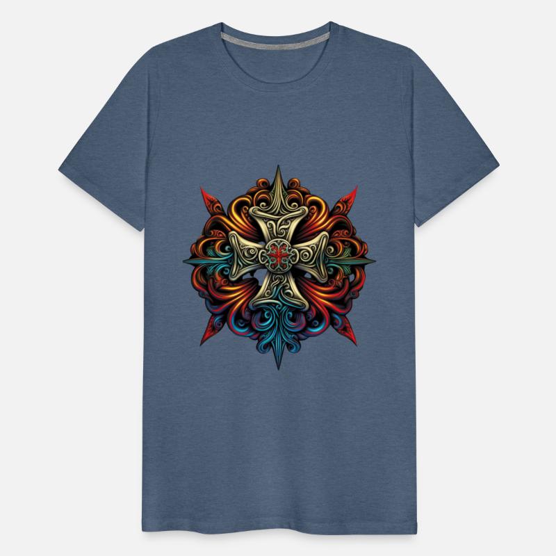 Vividly Detailed Maltese Cross Sticker