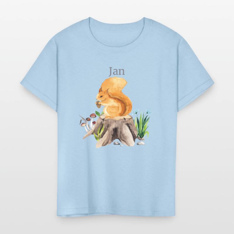 Waldtier Squirrel Flowers Name Jan