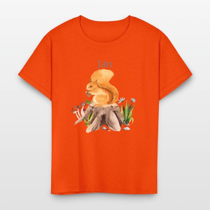 Waldtier Squirrel Flowers Name Jan