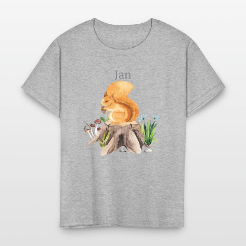 Waldtier Squirrel Flowers Name Jan