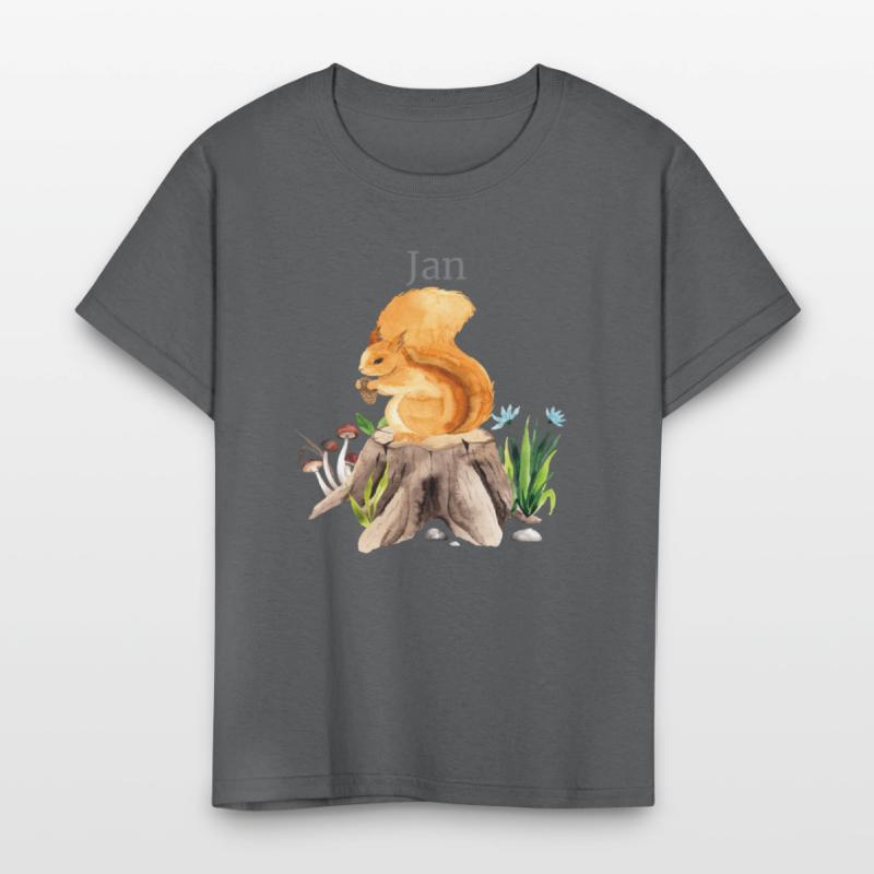 Waldtier Squirrel Flowers Name Jan