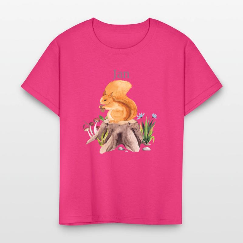 Waldtier Squirrel Flowers Name Jan